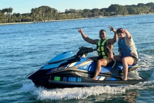 Miami: Jet Ski Adventure with Boat Ride at North Bay Village