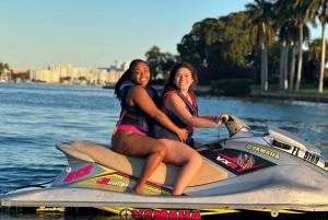 Miami: Jet Ski Adventure with Boat Ride at North Bay Village