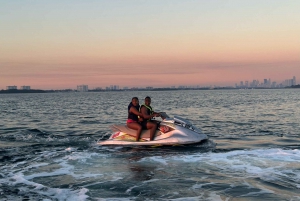 Miami: Aventura en moto acuática con paseo en barco desde el centro de la ciudad