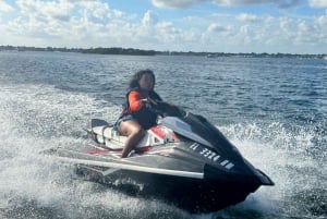 Miami: Aventura de Jet Ski com passeio de barco em North Bay Village