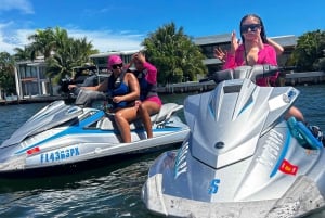 Miami: Aventura de Jet Ski com passeio de barco de cortesia