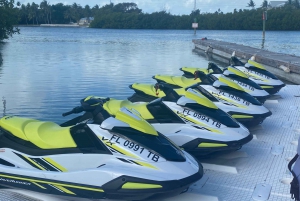 Miami: Biscayne Bay 1-hour Jet Skiing and Pontoon Boat Ride