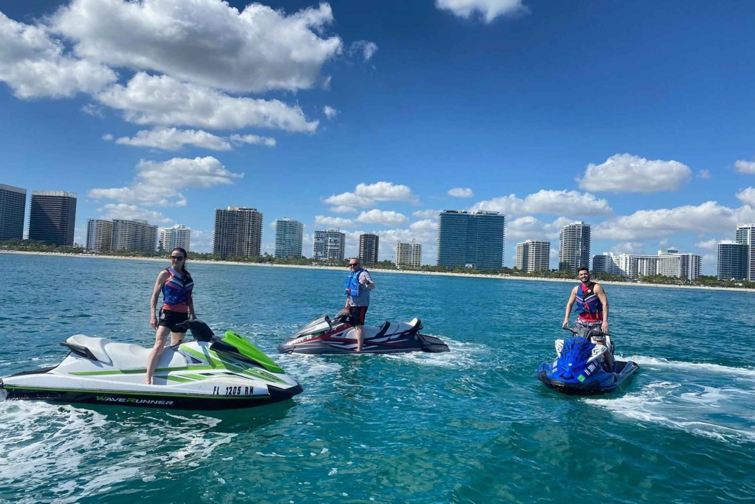 Miami: Avventura in moto d'acqua + giro in barca complementare