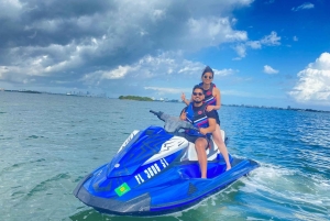 Miami: Aventura en motos acuáticas + paseo en barco complementario