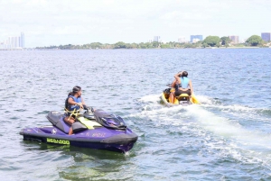Miami: Jetski- och båttur på bukten