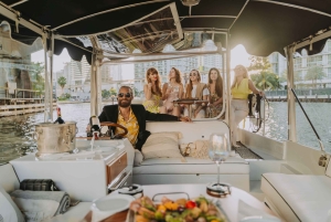 Miami: Luxury E-Boat Cruise with Wine and Charcuterie Board