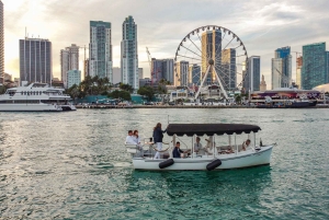Miami: Luxury E-Boat Cruise with Wine and Charcuterie Board