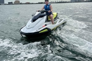 Miami: Passeio de Jetski em Miami Beach com barco e bebidas