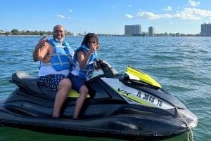 Miami: Passeio de Jetski em Miami Beach com barco e bebidas