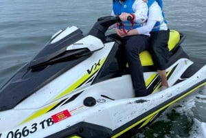 Miami: Passeio de Jetski em Miami Beach com barco e bebidas