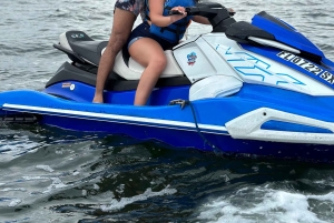 Miami: Passeio de Jetski em Miami Beach com barco e bebidas