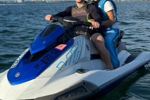 Miami: Passeio de Jetski em Miami Beach com barco e bebidas