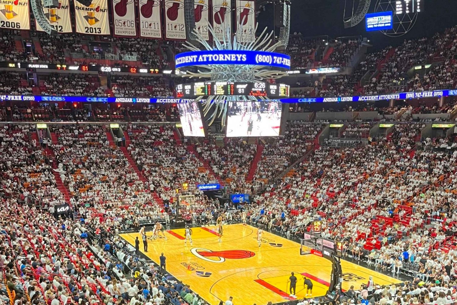 Miami : Billet pour un match de basket du Miami Heat au Kaseya Center