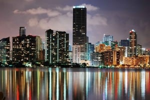 Miami by Night: City and Beach Lights Panoramic Tour