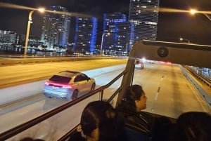 Miami bij nacht: Panoramische Tour door de stad en de lichten van het strand