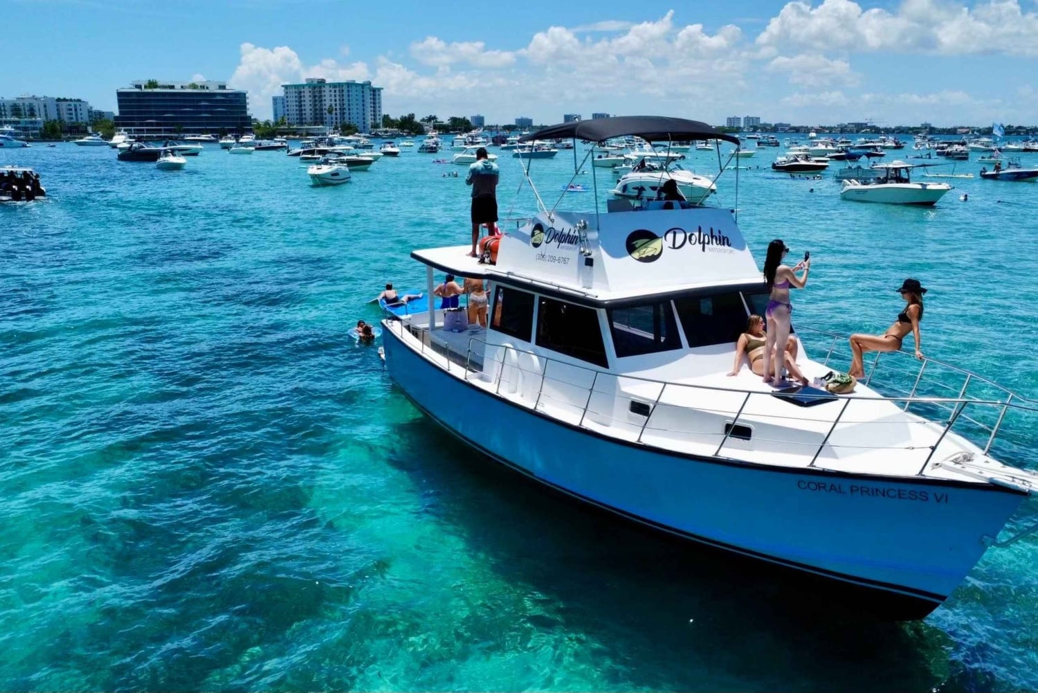 Fiesta en yate en Miami para 34PP Despedida de soltera Fiesta de cumpleaños