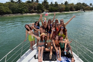 Fiesta en yate en Miami para 34PP Despedida de soltera Fiesta de cumpleaños