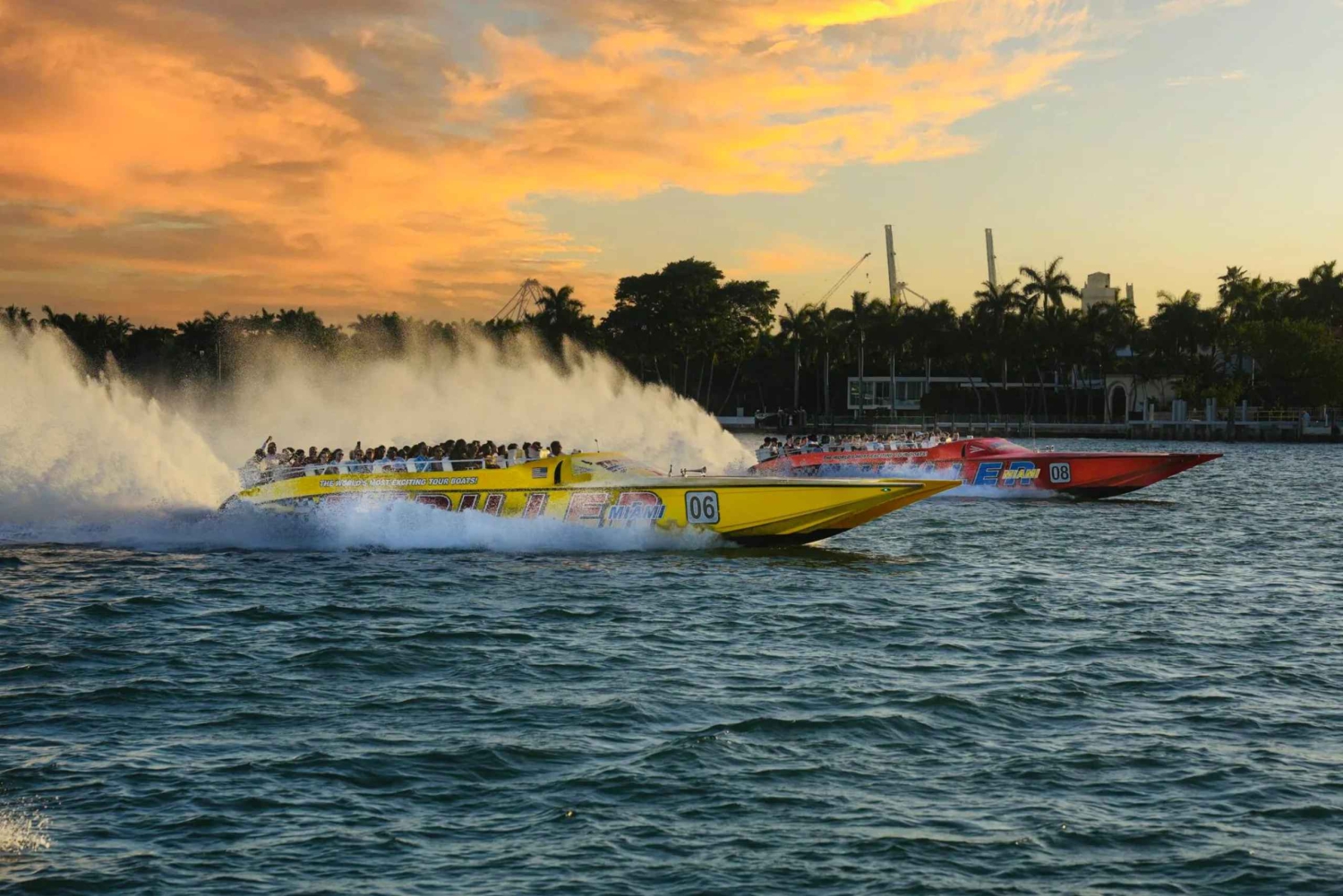 Miami: Personalized Tour: Biscayne Bay Speedboat by Pintours