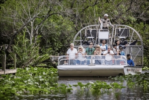 Tour prémium de la ciudad de Miami con mejora a un paseo en hidrodeslizador por los Everglades