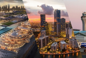 Miami: Premium-rondrit van de cruisehaven naar de luchthaven