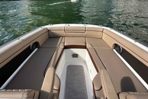 Miami: Private 29’ Sundeck Coastal Highlights Boat Tour