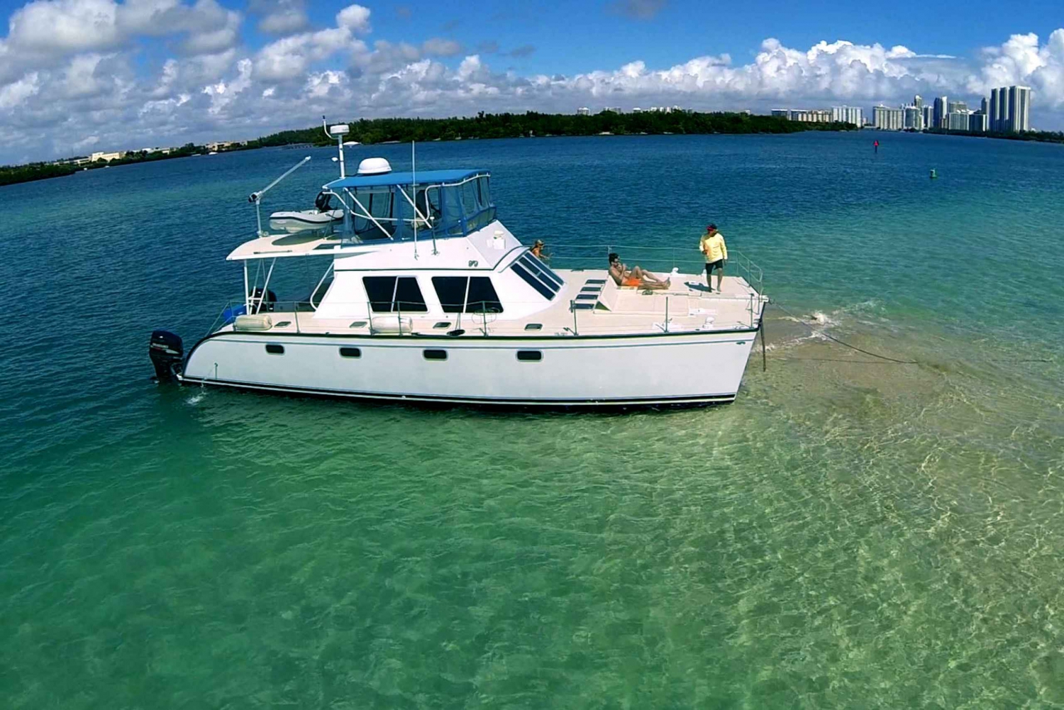Miami: Private Catamaran Charter Sandbar Sun and Swim