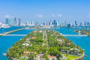 Miami: Private romantische Helikopter-Tour mit Champagner