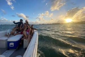 Miami: Private Sunset Boat Tour with Bottle of Champagne