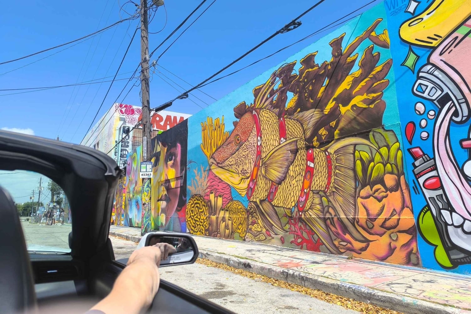 Miami: Private tour in a convertible Mustang in French