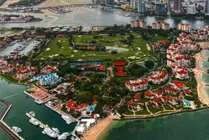 Miami: Romantic 1-Hour Private Flight Tour with Champagne