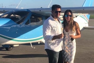 Miami Beach: Tour particular em um avião de luxo com champanhe para 2 pessoas