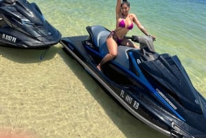 Miami: Zee Avontuur! Jetski verhuur+30min rondvaart inbegrepen