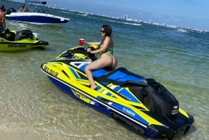 Miami: Zee Avontuur! Jetski verhuur+30min rondvaart inbegrepen