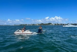 Miami: Zee Avontuur! Jetski verhuur+30min rondvaart inbegrepen