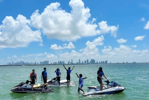Miami: Zee Avontuur! Jetski verhuur+30min rondvaart inbegrepen