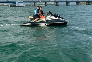 Miami: Zee Avontuur! Jetski verhuur+30min rondvaart inbegrepen