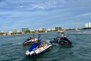 Miami: Zee Avontuur! Jetski verhuur+30min rondvaart inbegrepen