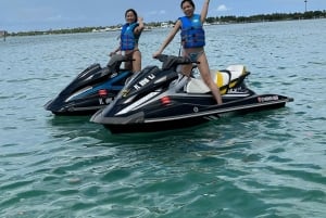 Miami: Zee Avontuur! Jetski verhuur+30min rondvaart inbegrepen