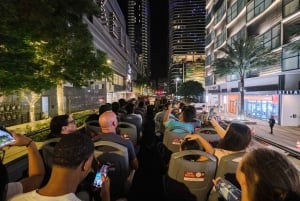 Miami: Sightseeing med åpen nattbuss med live-guide