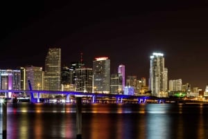 Miami: Tour en autobús nocturno con guía en directo