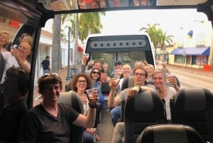 Sightseeingtur i Miami i en konvertibel buss (franska)