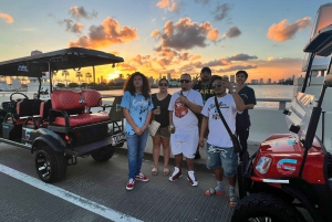 Miami South Beach and Venetian Islands Private Golf Cart …