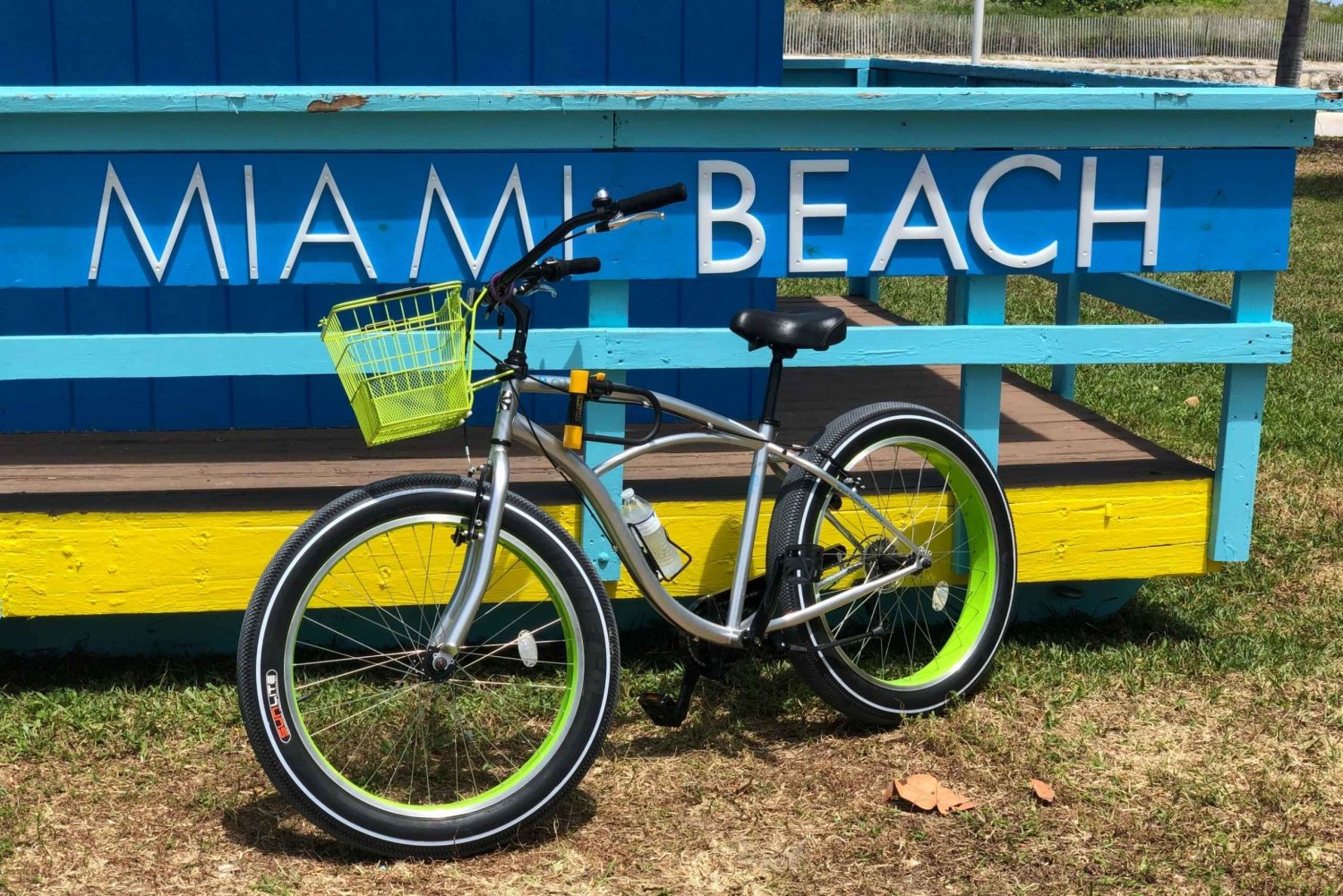 Miami: South Beach Fat Tire Beach Rider Bike Rental