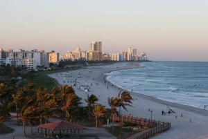 Miami - en flygning Sightseeingflyg med skyline och kustlinje