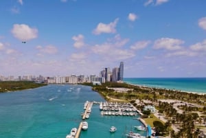 Miami - en flygning Sightseeingflyg med skyline och kustlinje