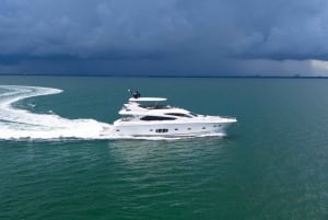Miami: Sunseeker 80 Yacht Charter with Crew