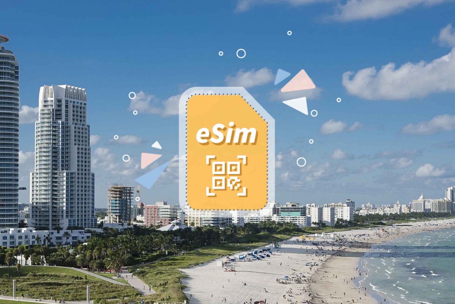 Miami: USA eSIM Roaming (Optional with Canada)