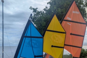 Miami: Windsurfen am Hobie Beach