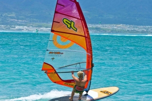 Miami: Purjelautailu aloittelijoille ja asiantuntijoille English: Windsurfing for Beginners and Experts