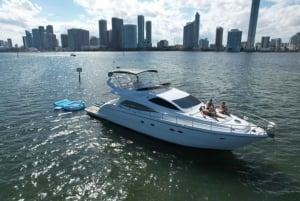 Miami Yacht Rental with Jetski, paddleboards, Inflatables